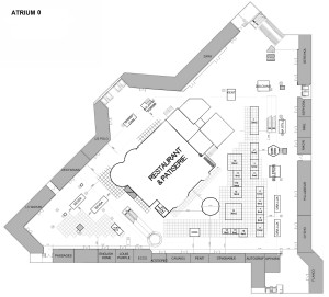 planul sălii de expoziție